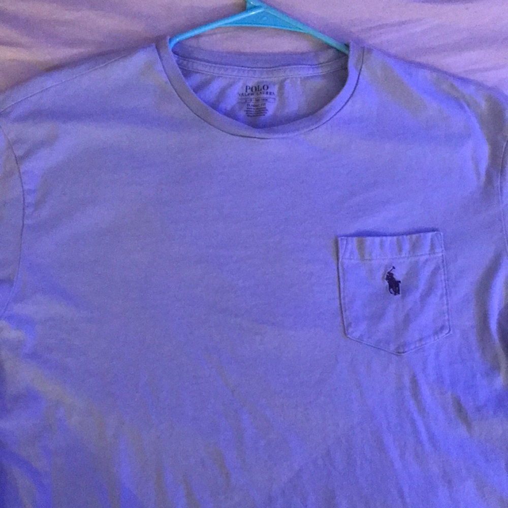 Light blue shirt
